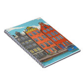 Herengracht Canal Amsterdam Nederland Notitieboek (Rechterzijde)