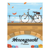 Herengracht Canal Amsterdam Travel poster (Voorkant)
