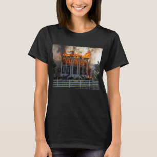 Herenhuis uit de tijd voor de Amerikaanse Burgeroo T-shirt