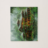 Herenhuis van het Tropisch Regenwoud Legpuzzel (Verticaal)