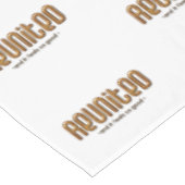 Herenigd en het voelt zich zo goed herenigd tafelkleed (Gekanteld)