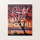 Herenigd en het voelt zo goed citaat Puzzle Legpuzzel (Verticaal)