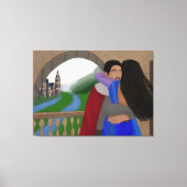 herenigd | Prinses en prins | sprookje Canvas Afdruk (Voorkant)
