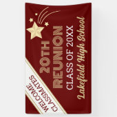 Herenigen! 20 jaar klasse reünie Banner (Verticaal)