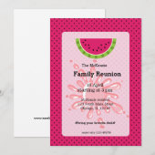 Hereniging familie Watermeloen Kaart (Voorkant / Achterkant)