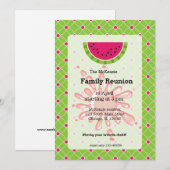 Hereniging familie Watermeloen Kaart (Voorkant / Achterkant)