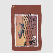 Hereniging Jeruzalem 50ste Jubileum Golfhanddoek (Voorkant)