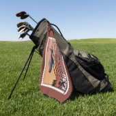 Hereniging Jeruzalem 50ste Jubileum Golfhanddoek (Groen)