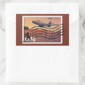 Hereniging Jeruzalem 50ste Jubileum Rechthoekige Sticker (Tas)