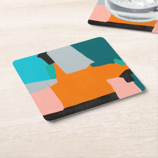 Hereniging Kartonnen Onderzetters (Schuin)