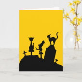 hereniging op het kerkhof kaart (Gele Bloem)