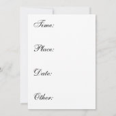 Hereniging van de jaarwisseling van de boomstamfam kaart (Achterkant)