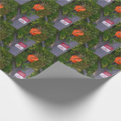 herenjager in bossen cadeaupapier (Hoek)