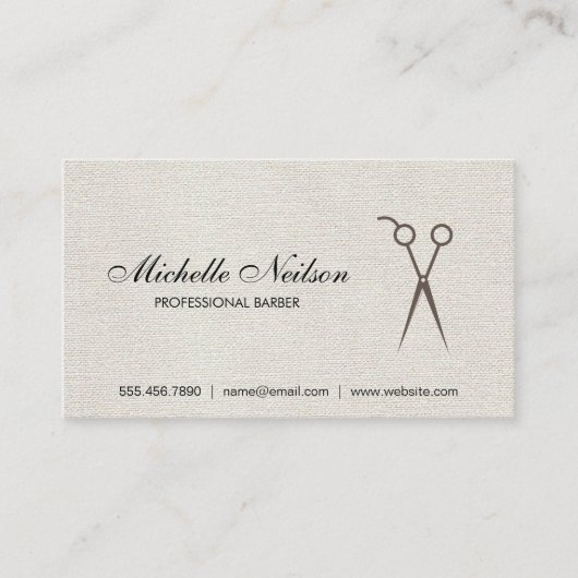 Herenkapper | Stylist Visitekaartje (Voorkant)