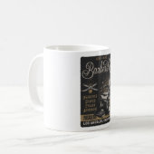 Herenkapsalon Retro Kapsels Scheert Koffiemok (Voorkant links)