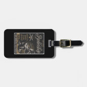 Herenkapsalon Retro Kapsels Scheertjes Bagagelabel (Voorkant horizontaal)