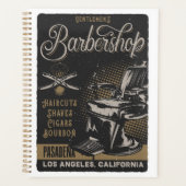 Herenkapsalon Retro Kapsels Scheertjes Planner (Voorkant)