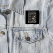 Herenkapsalon Retro Kapsels Scheertjes Vierkante Button 5,1 Cm (In situ)