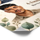 Herenkapsels Grafiek Poster (Hoek)