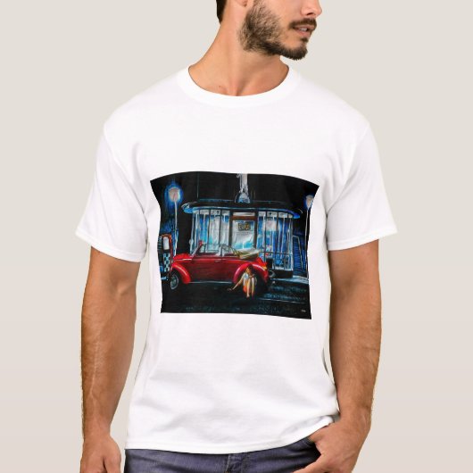 herenmaat aangepaste t-shirt (Voorkant)