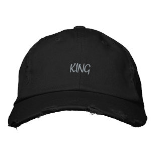 Herenmodel klassieke look king aangepaste tekst ge geborduurde pet