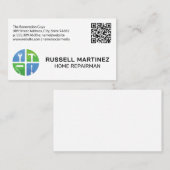 Herenovatie Gereedschap | Timmermanspictogrammen  Visitekaartje (Voorkant / Achterkant)