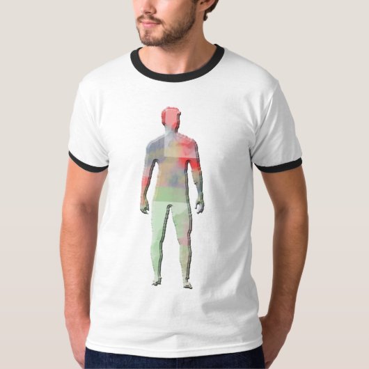 Herenoverhemd T-shirt (Voorkant)
