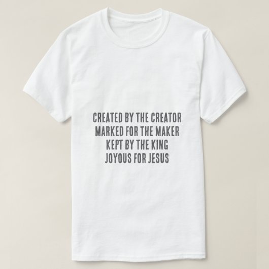 Herenoverhemd T-shirt (Design voorkant)