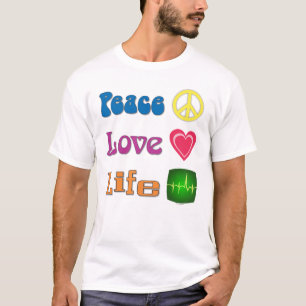 Herenoverhemden die het leven vieren. t-shirt