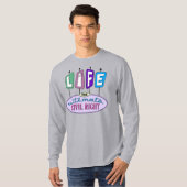 Herenoverhemden met een retro design. t-shirt (Voorkant volledig)
