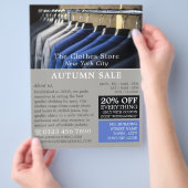 Herenpakken, Herenkleding Winkel Reclame Flyer (Hand)