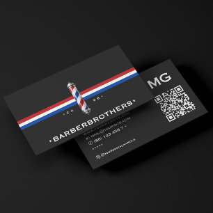 Herensalon Reis Herensalon Zwart Rood Wit Blauw Visitekaartje