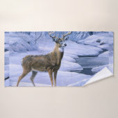 herensneeuwrivierkregel badhanddoek (Badhanddoek)