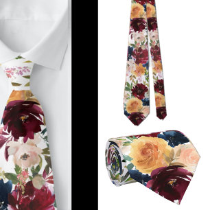 Herenstropdas Trouw & Event Bloemstukken Necktie Stropdas