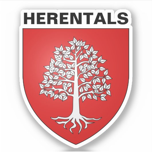 Herentals, België Sticker (Voorkant)