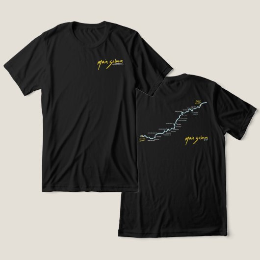 Herenversie 1 Tri-Blend shirt (Ontwerp Voorkant & Achterkant)