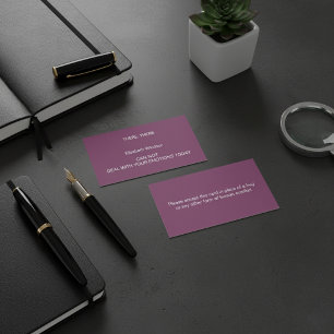 HERES A HUG Calling Card Contactkaartje