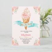 Heres de scoop themauitnodiging kaart (Staand voorkant)