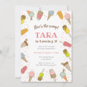 Heres de uitnodiging om Ice crème op te nemen (Voorkant)