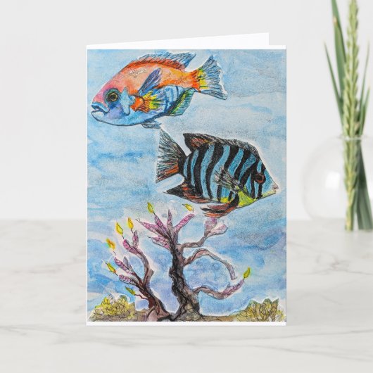 Here's Fishing You a Happy Birthday! Kaart (Voorkant)