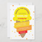 Here's The Scoop Ice Cream Sweet Birthday Kaart (Voorkant)