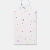 Here's The Scoop Ice Cream Sweet Pink Birthday Cadeaulabel (Achterkant)