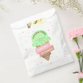Here's The Scoop Mint Ice Cream Sweet Birthday Bedankzakje (Gezegeld)