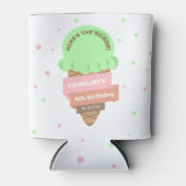 Here's The Scoop Mint Ice Cream Sweet Birthday Blikjeskoeler (Voorkant)