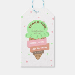 Here's The Scoop Mint Ice Cream Sweet Birthday Cadeaulabel