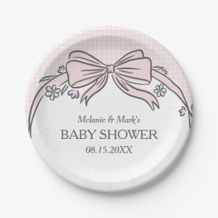 Here's the Scoop Roze Ijs Sundae Papieren Bordje