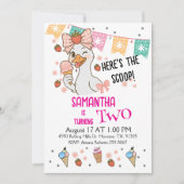 Here's the Scoop Silly Goose Birthday Kaart (Voorkant)