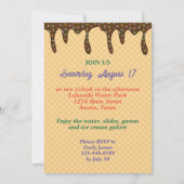 Here's the Scoop Waffel Kegel Kaart (Achterkant)