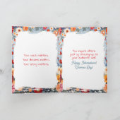 Here's to Strong Women International Women's Day  Kaart (Binnen)