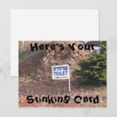 Here's Your Stinking Card Briefkaart (Voorkant / Achterkant)